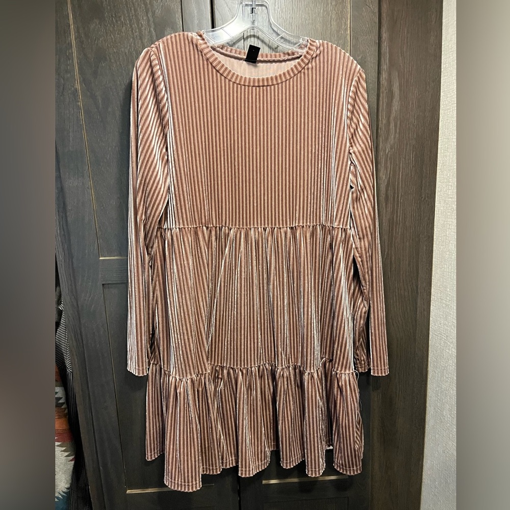 Velvet winter dress